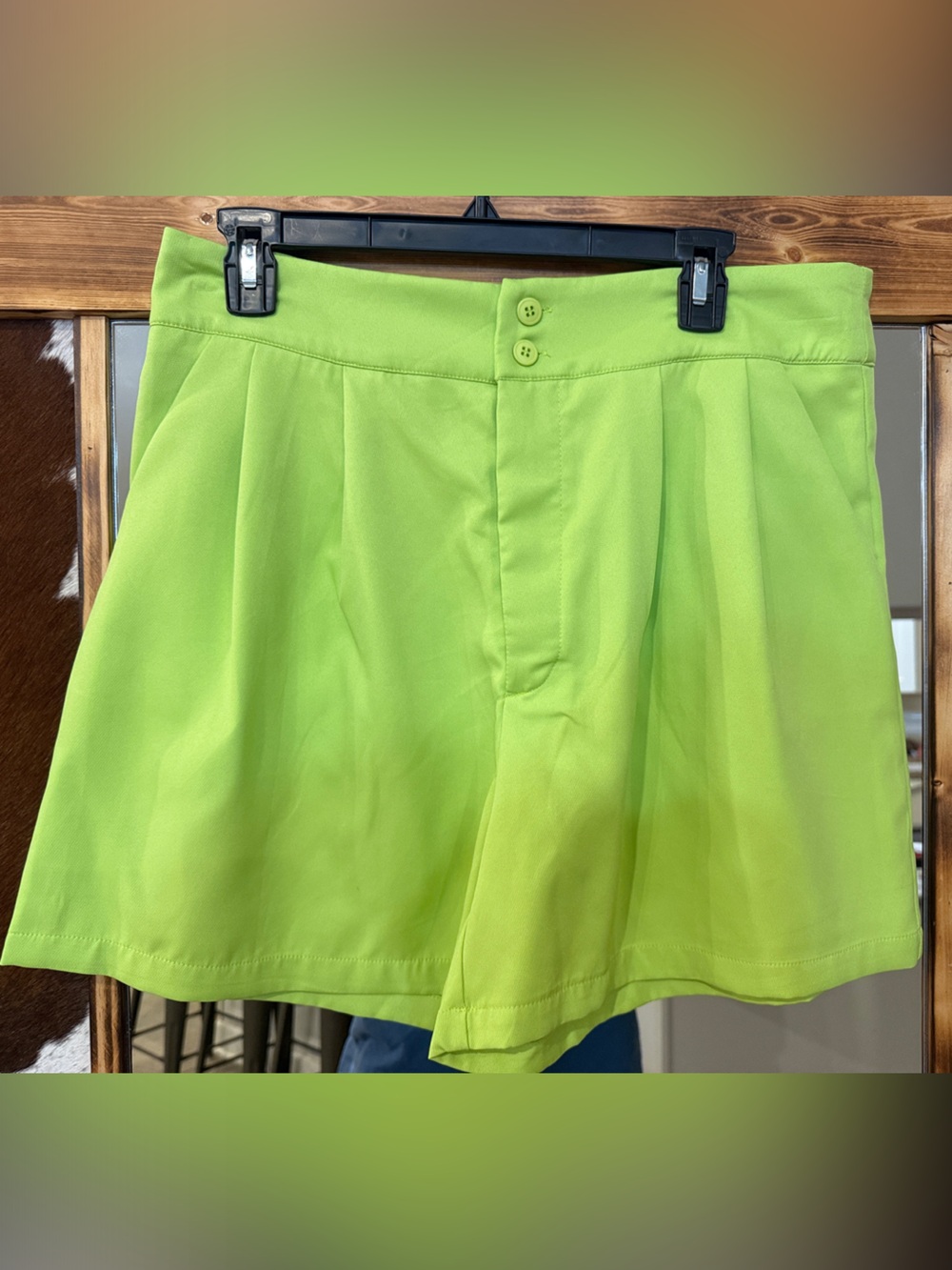 Bright Lime Green Shorts